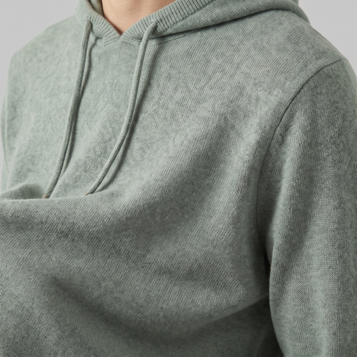 Arlo | Warm Wool Knit Hoodie for Men