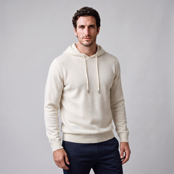 Arlo | Warm Wool Knit Hoodie for Men