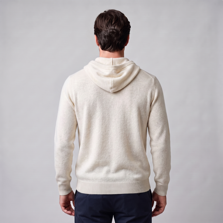 Arlo | Warm Wool Knit Hoodie for Men
