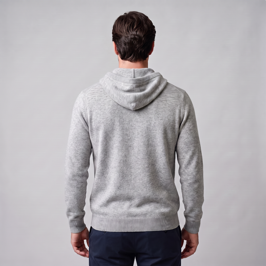 Arlo | Warm Wool Knit Hoodie for Men