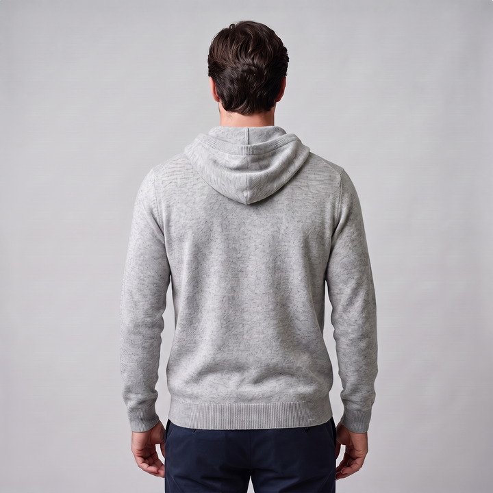 Arlo | Warm Wool Knit Hoodie for Men