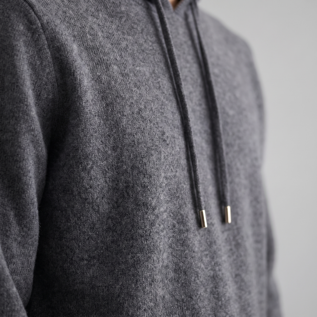 Arlo | Warm Wool Knit Hoodie for Men