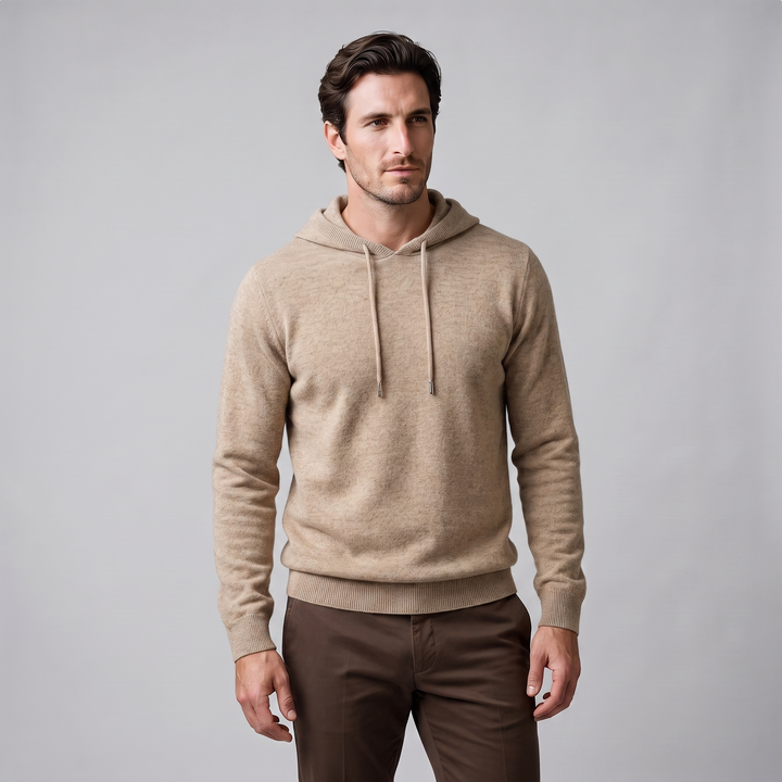 Arlo | Warm Wool Knit Hoodie for Men