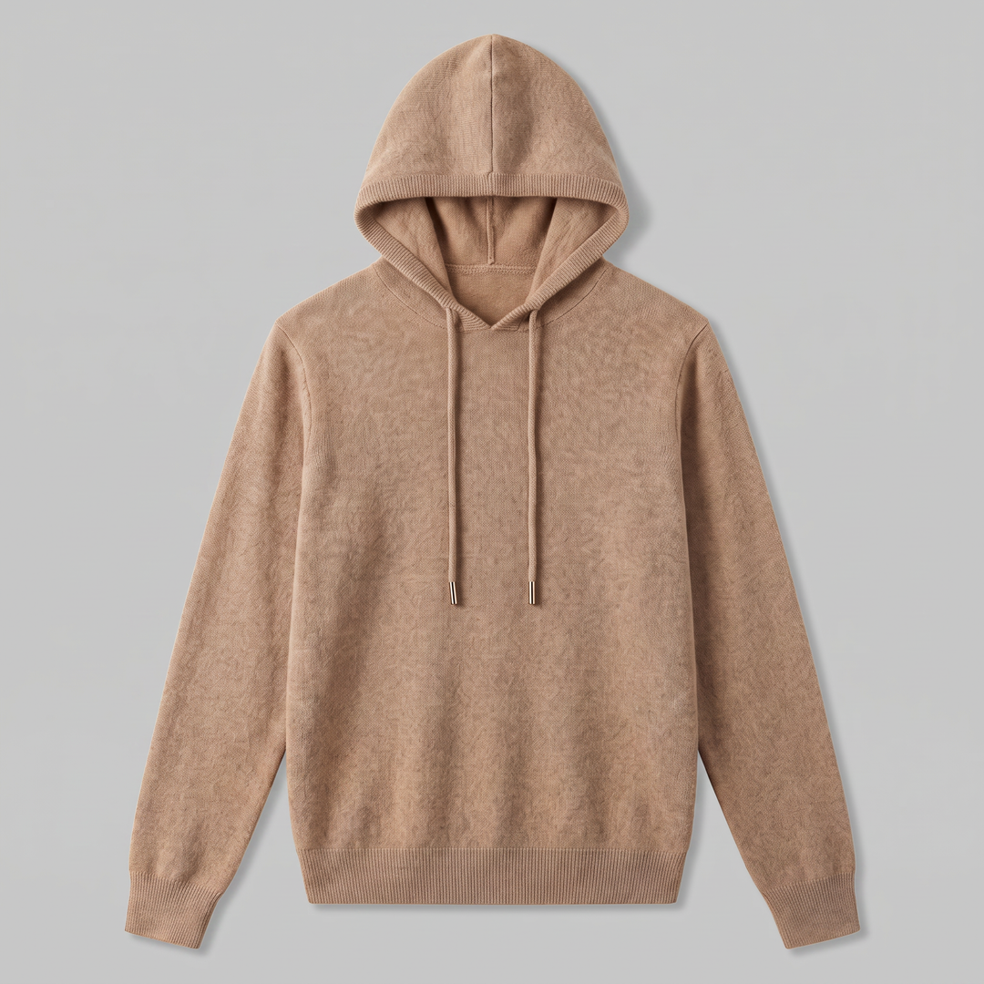 Arlo | Warm Wool Knit Hoodie for Men