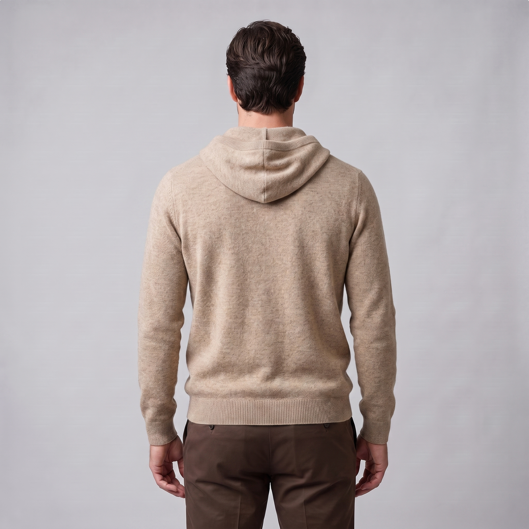 Arlo | Warm Wool Knit Hoodie for Men