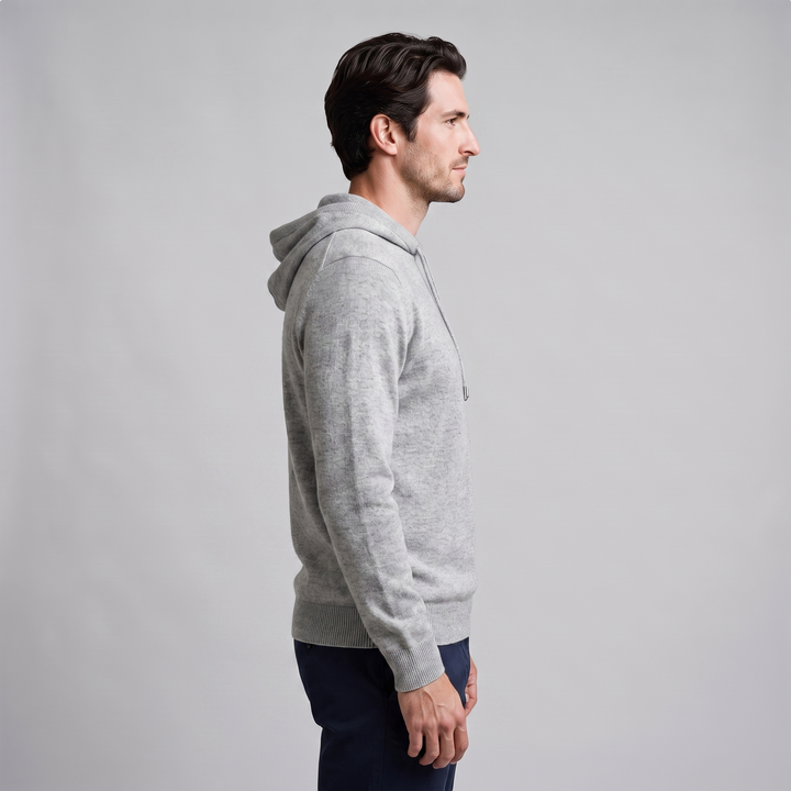 Arlo | Warm Wool Knit Hoodie for Men