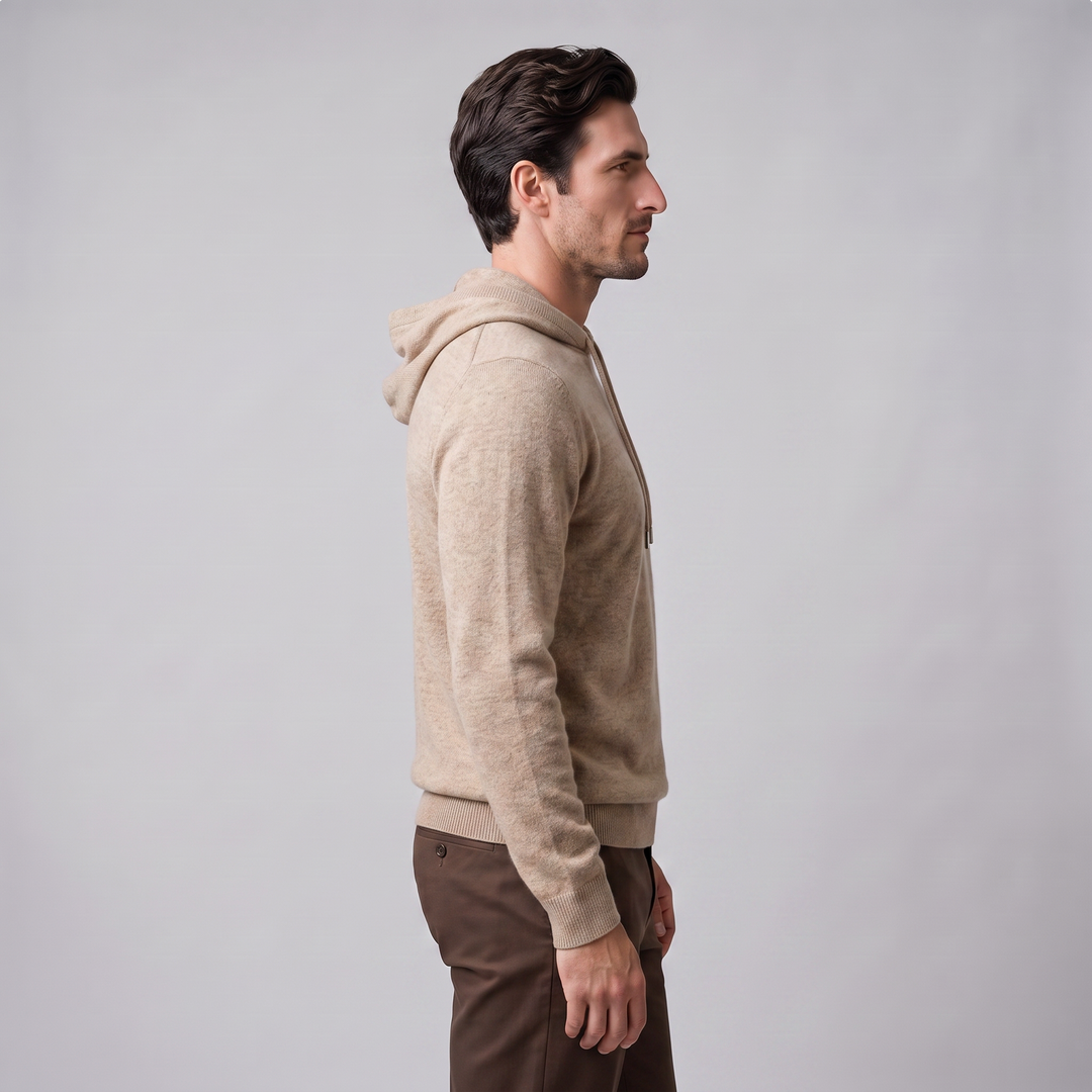 Arlo | Warm Wool Knit Hoodie for Men