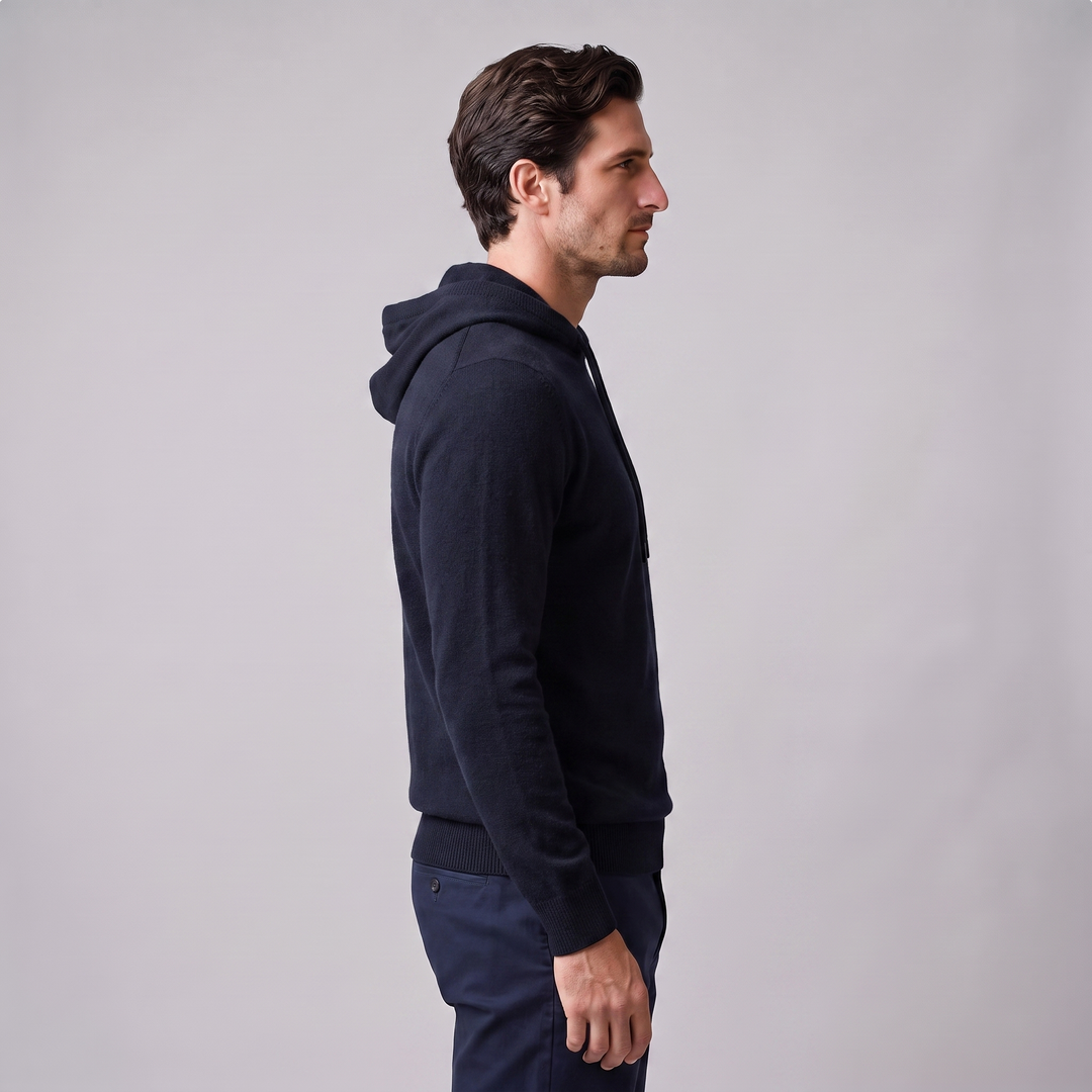 Arlo | Warm Wool Knit Hoodie for Men