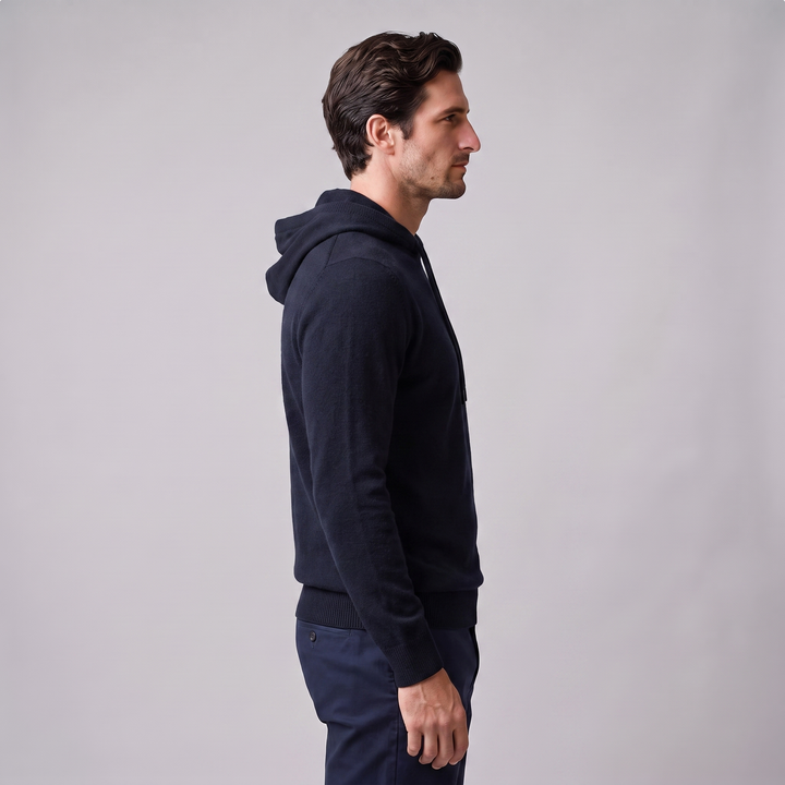 Arlo | Warm Wool Knit Hoodie for Men
