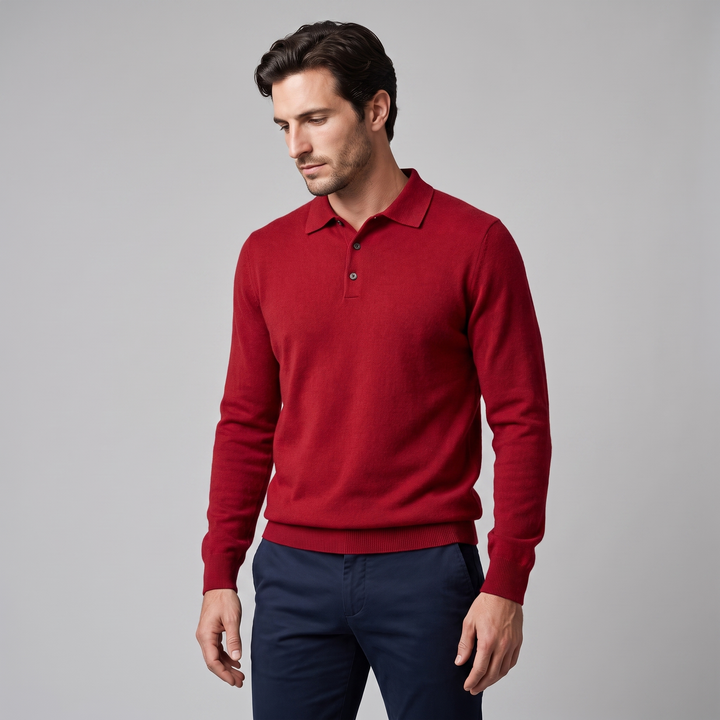Callan | Refined Wool Polo Sweater