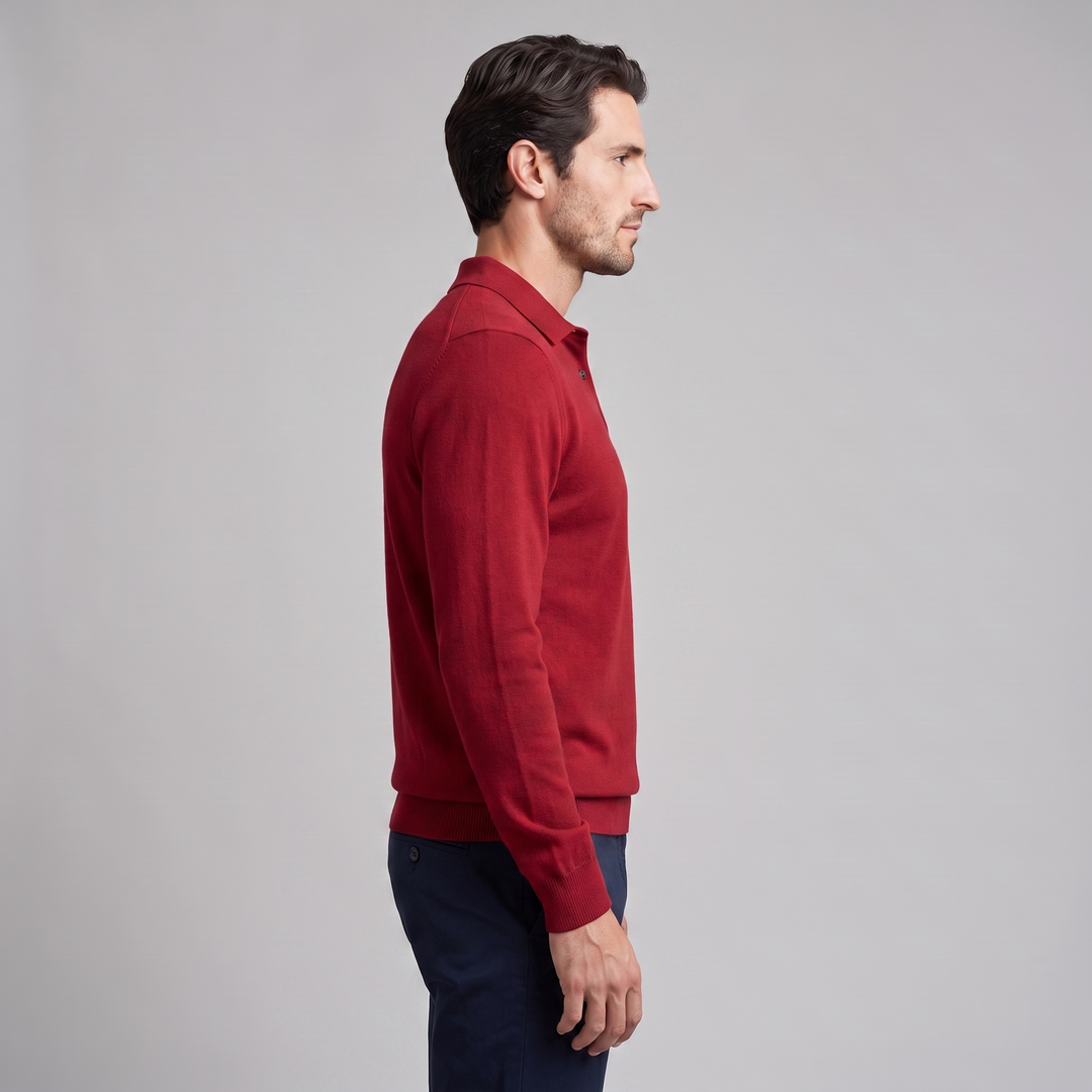 Callan | Refined Wool Polo Sweater