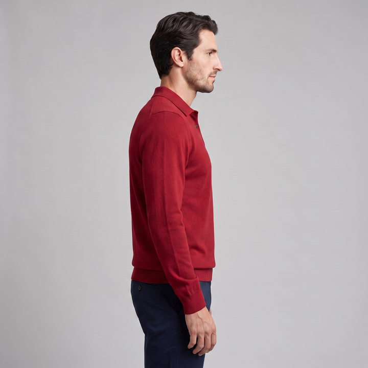 Callan | Refined Wool Polo Sweater