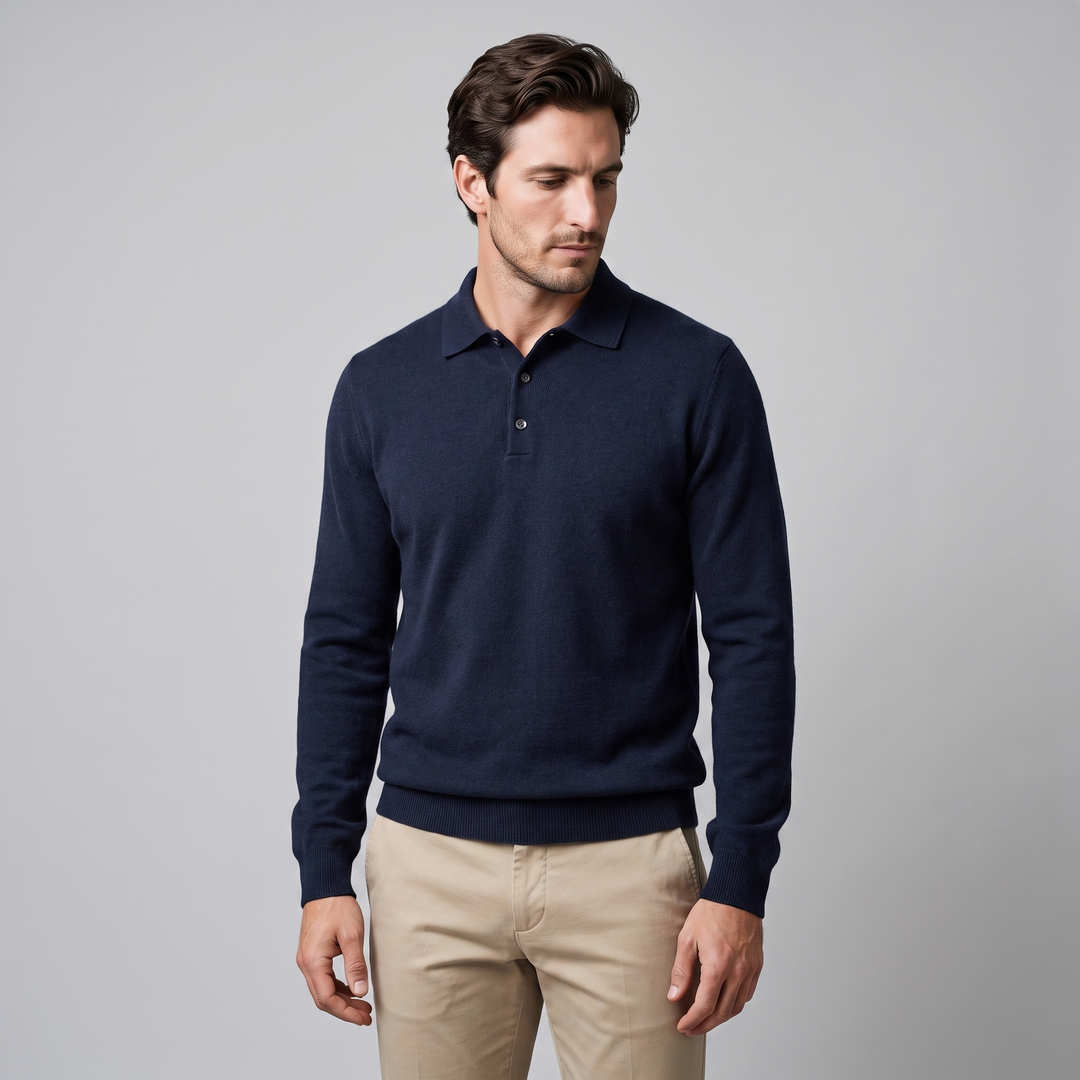 Callan | Refined Wool Polo Sweater