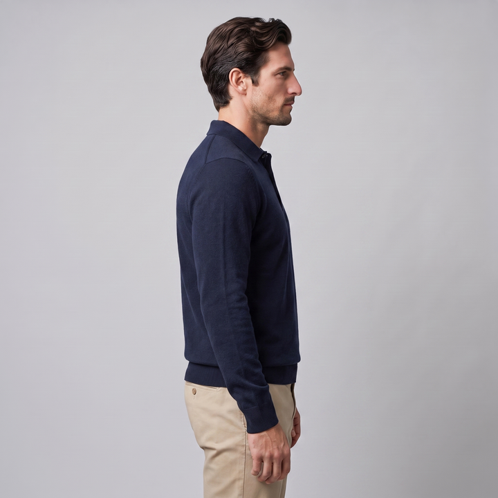 Callan | Refined Wool Polo Sweater