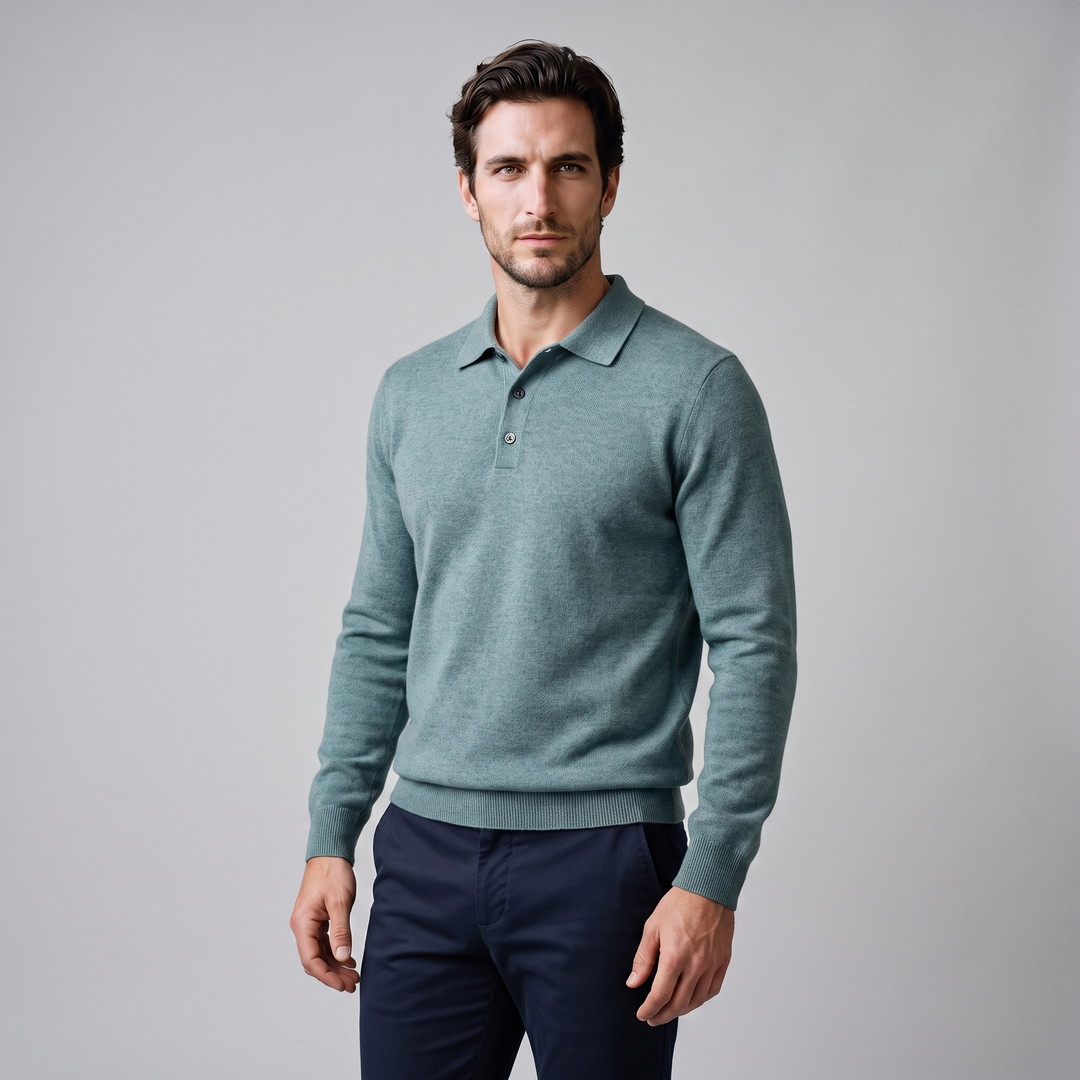 Callan | Refined Wool Polo Sweater