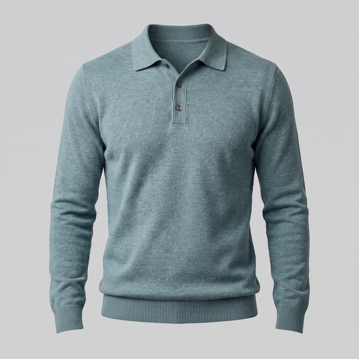 Callan | Refined Wool Polo Sweater