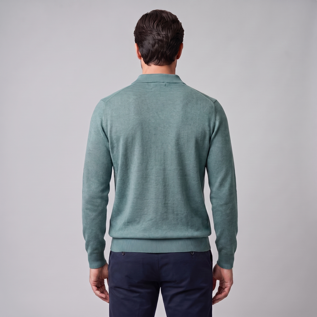 Callan | Refined Wool Polo Sweater