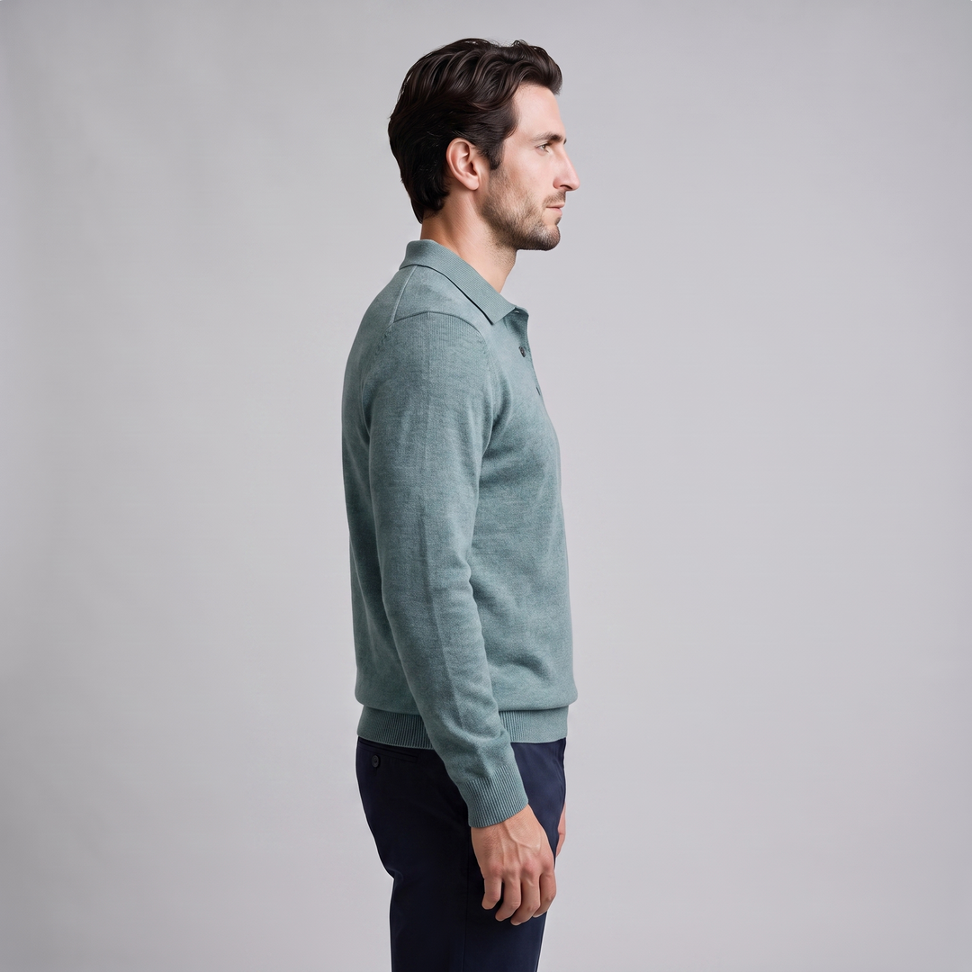 Callan | Refined Wool Polo Sweater