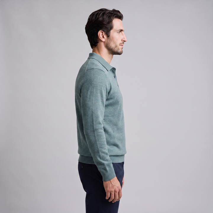 Callan | Refined Wool Polo Sweater