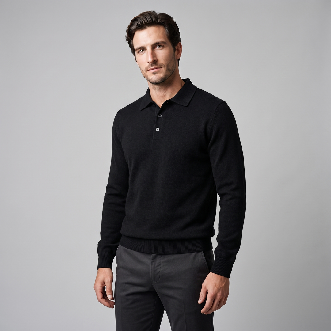 Callan | Refined Wool Polo Sweater