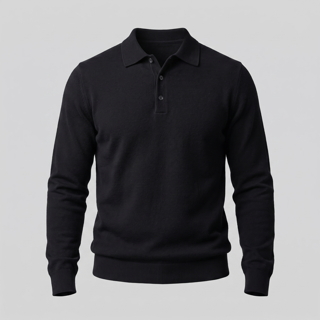 Callan | Refined Wool Polo Sweater