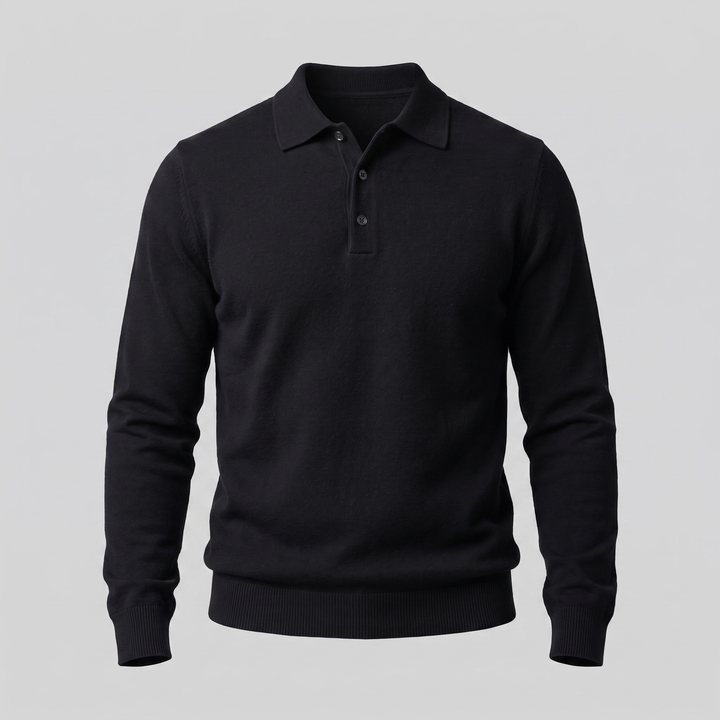 Callan | Refined Wool Polo Sweater