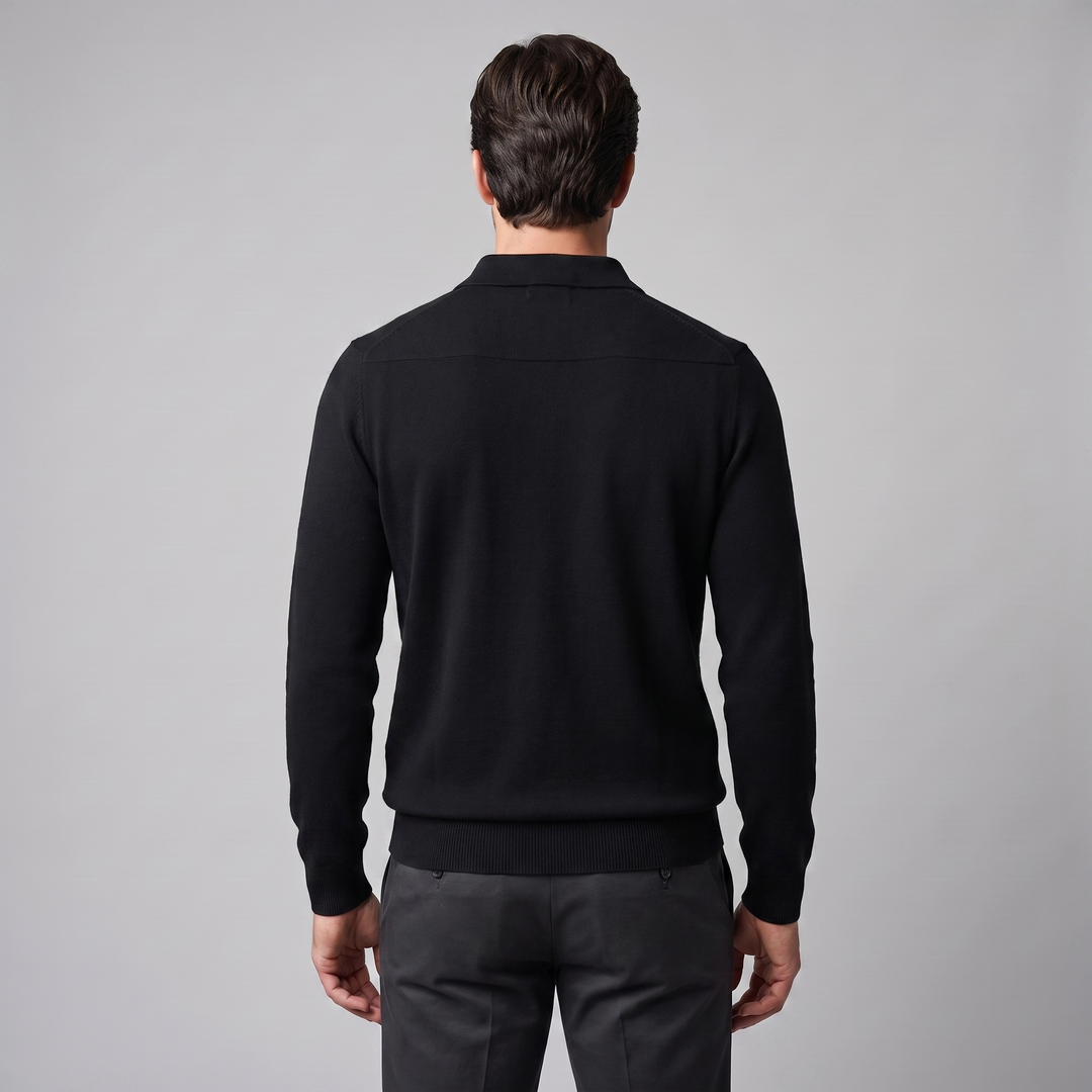 Callan | Refined Wool Polo Sweater