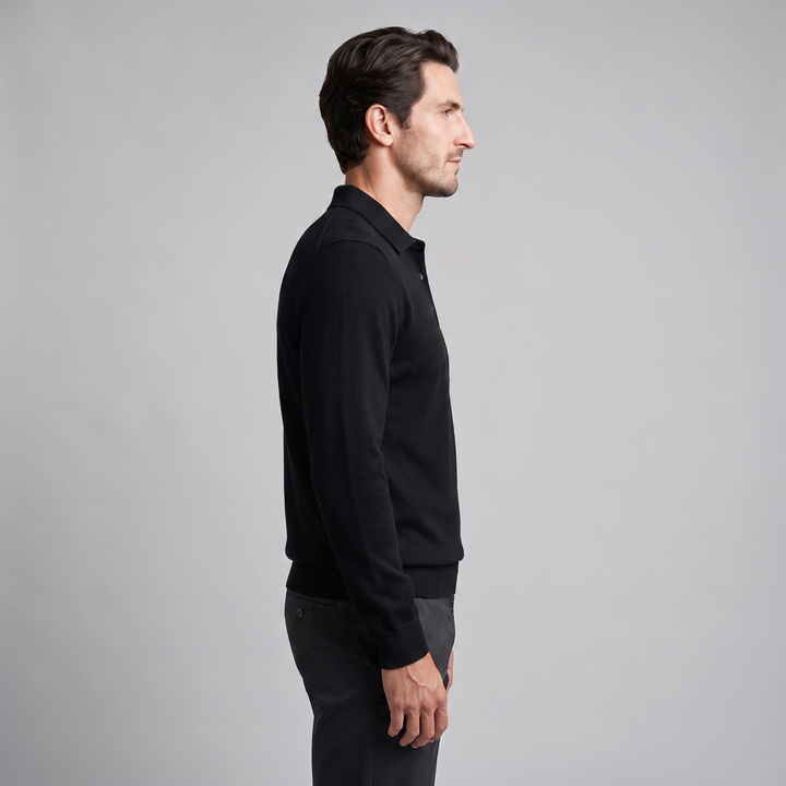 Callan | Refined Wool Polo Sweater