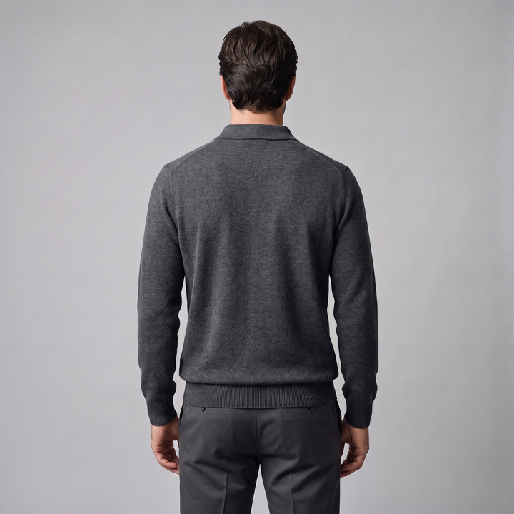 Callan | Refined Wool Polo Sweater
