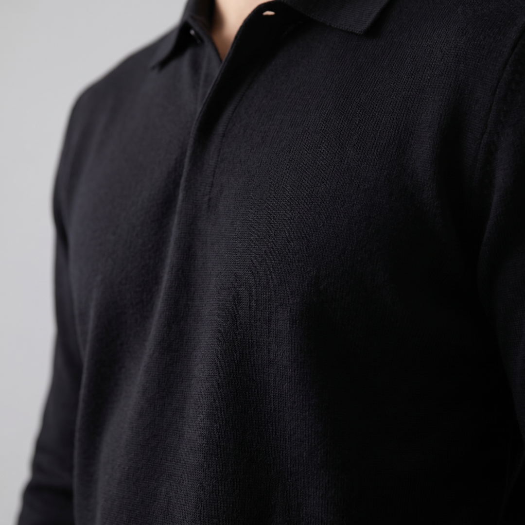 Callan | Refined Wool Polo Sweater