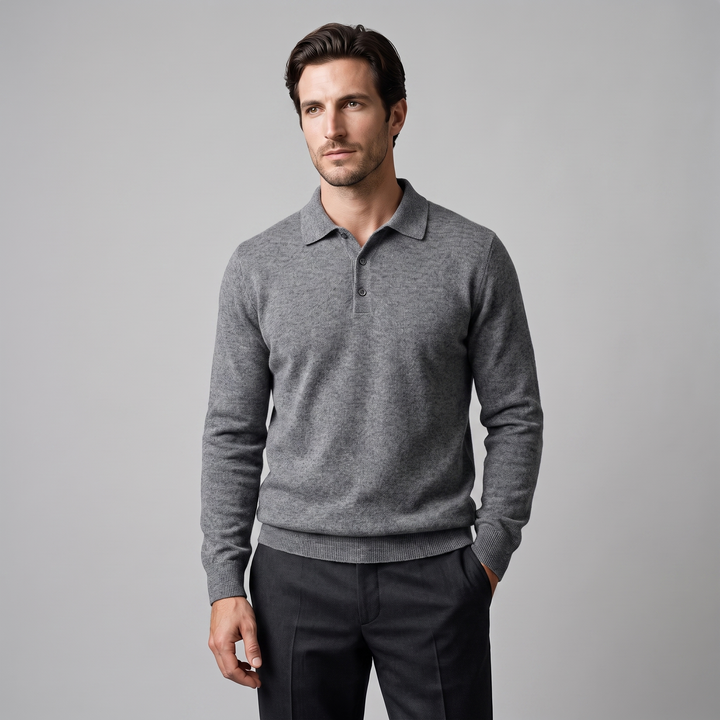 Callan | Refined Wool Polo Sweater