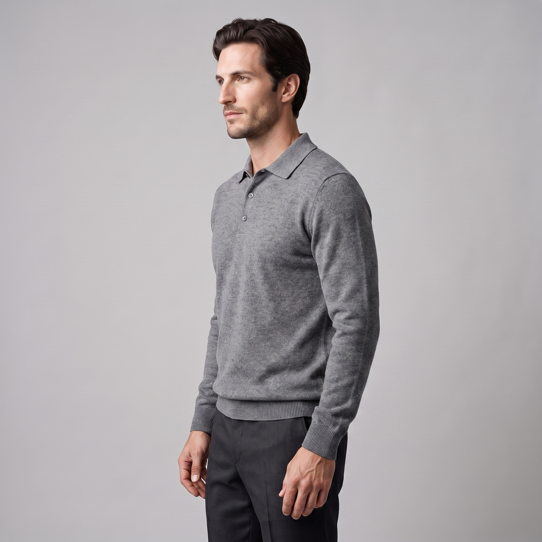 Callan | Refined Wool Polo Sweater