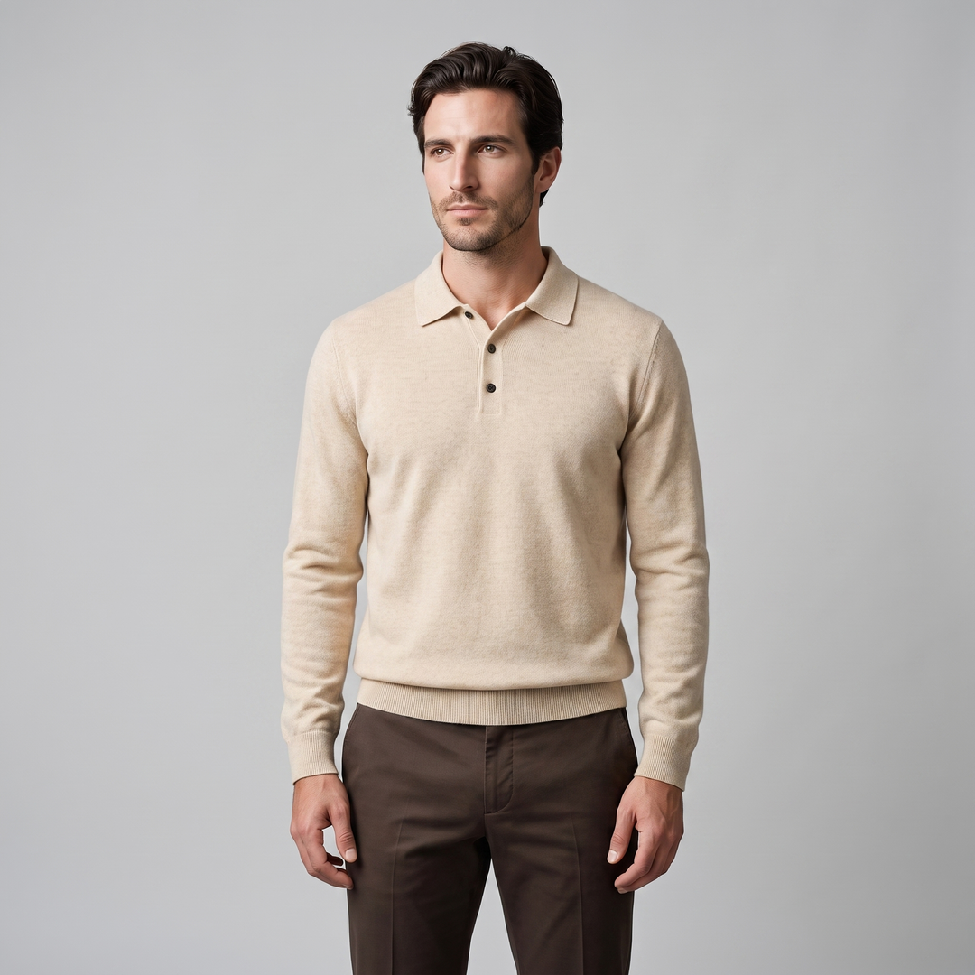 Callan | Refined Wool Polo Sweater