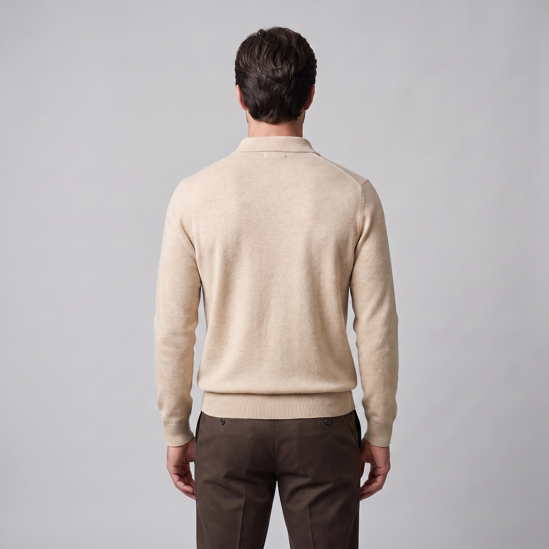 Callan | Refined Wool Polo Sweater