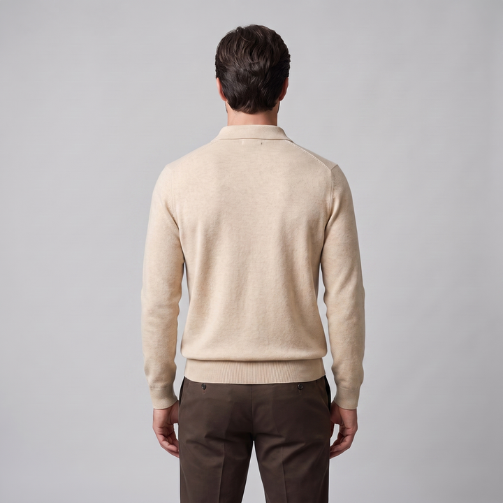 Callan | Refined Wool Polo Sweater