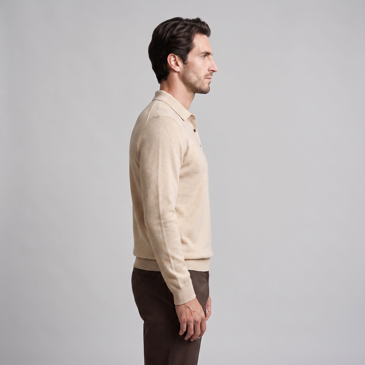 Callan | Refined Wool Polo Sweater