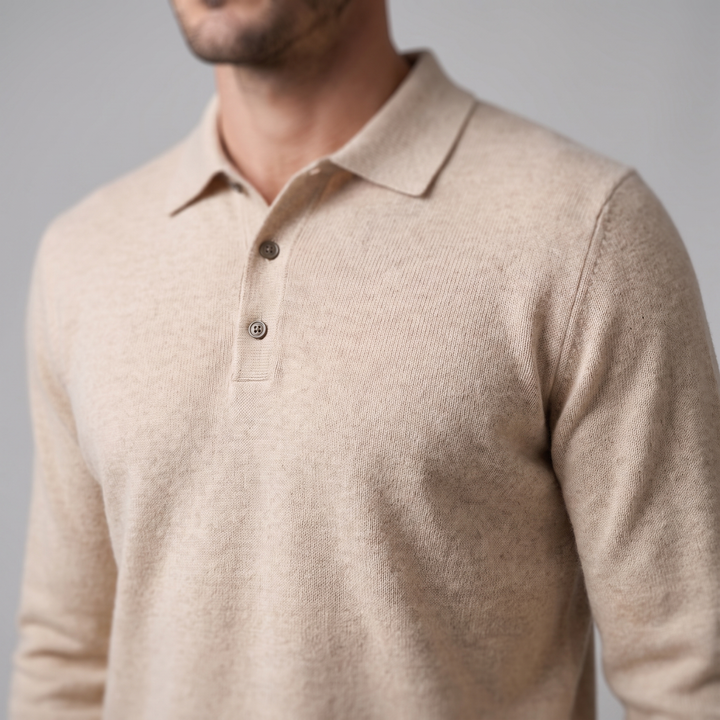 Callan | Refined Wool Polo Sweater