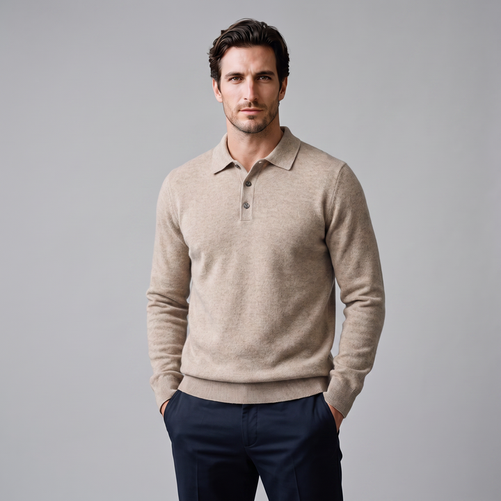 Callan | Refined Wool Polo Sweater