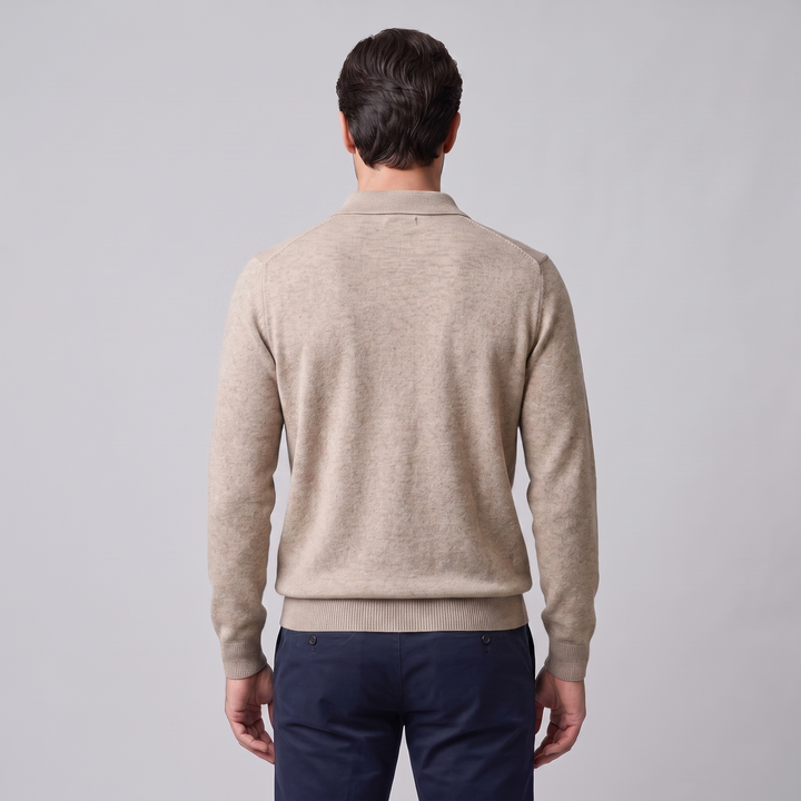 Callan | Refined Wool Polo Sweater