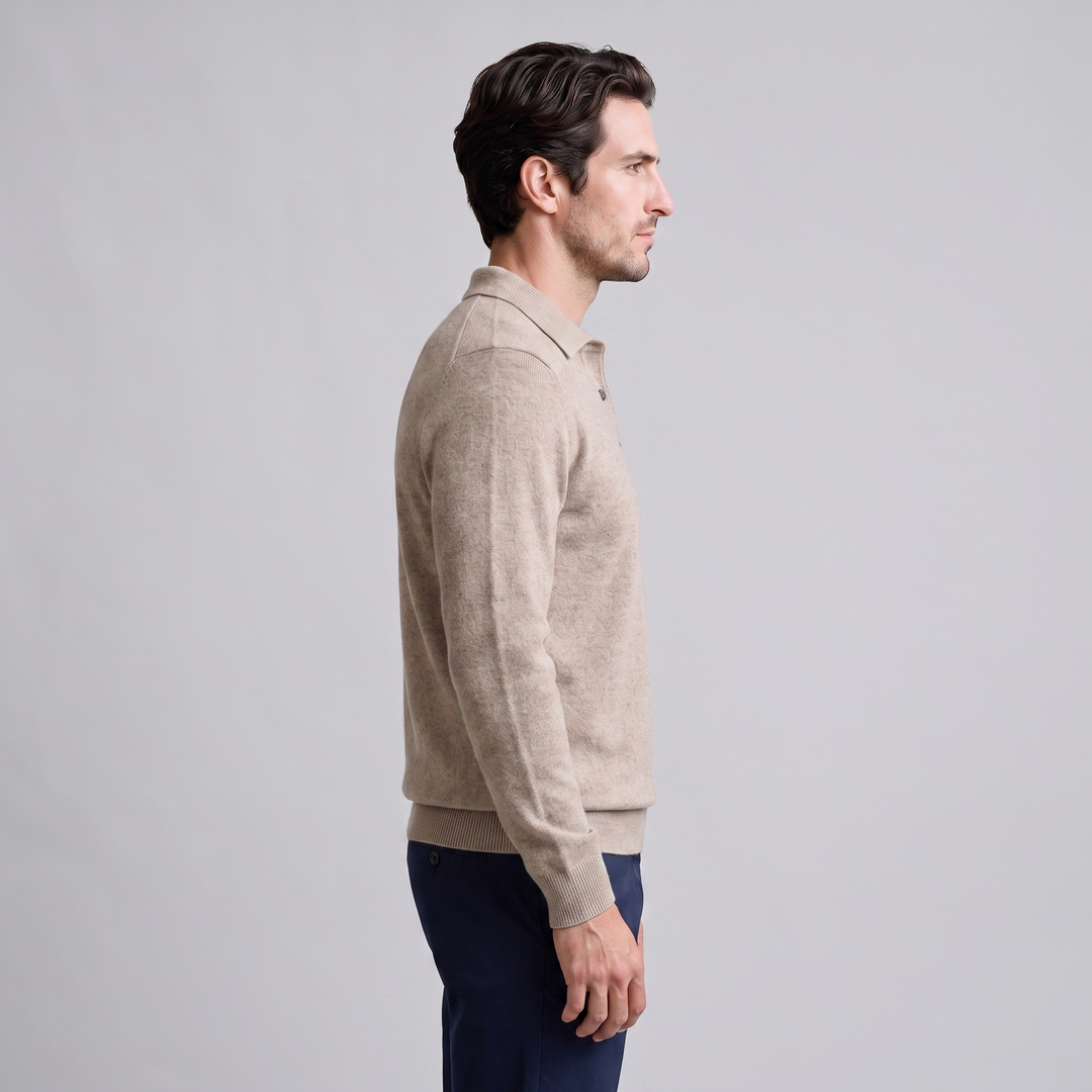 Callan | Refined Wool Polo Sweater