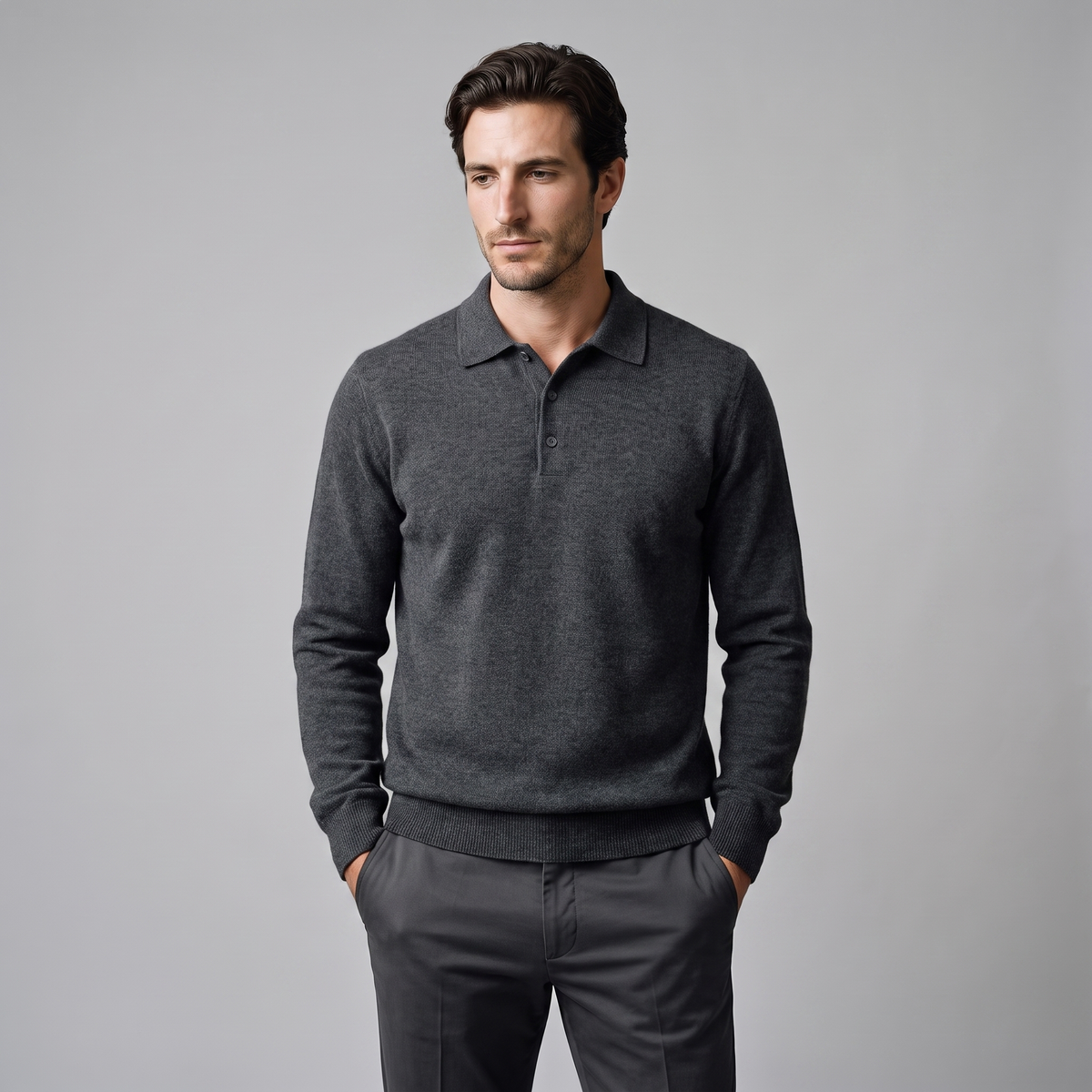 Callan | Refined Wool Polo Sweater