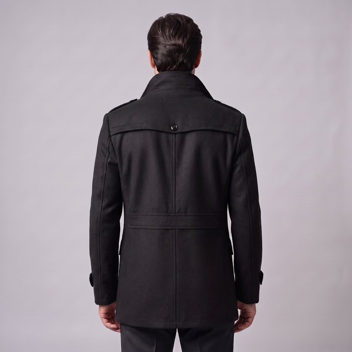Ulric | Elegant Long Wool Overcoat for Men