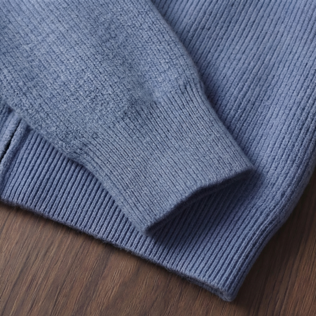 Joss | Casual Knitted Zip-Up Hoodie for Men