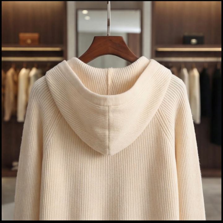 Joss | Casual Knitted Zip-Up Hoodie for Men