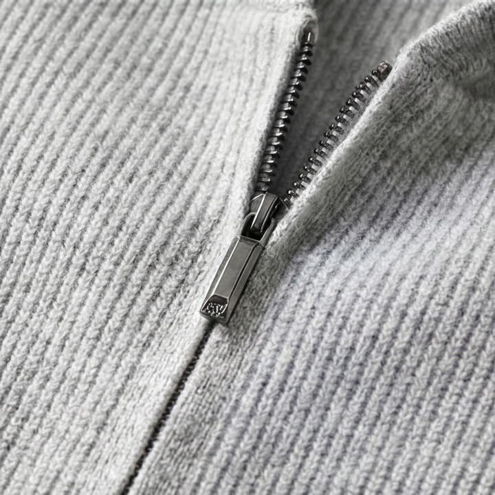 Joss | Casual Knitted Zip-Up Hoodie for Men