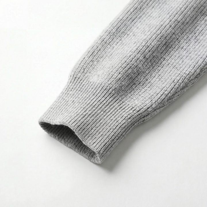 Joss | Casual Knitted Zip-Up Hoodie for Men
