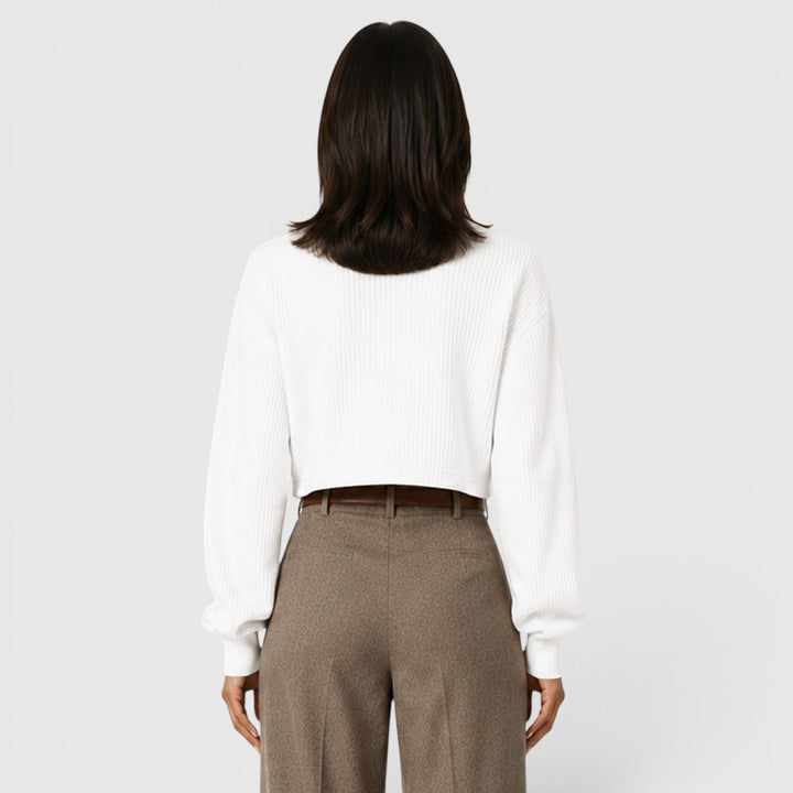 Lydia | Elegant Ribbed Roll Neck Jumper