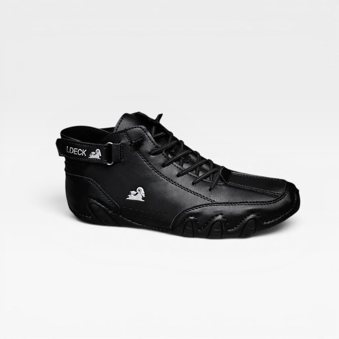 Darby | Bold Suede Mid-Top Lace-Up Trainers