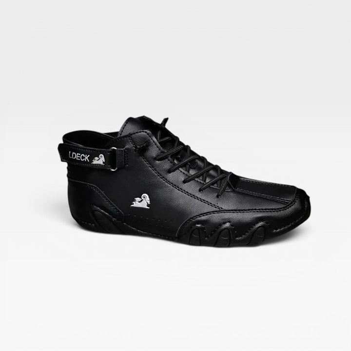 Darby | Bold Suede Mid-Top Lace-Up Trainers