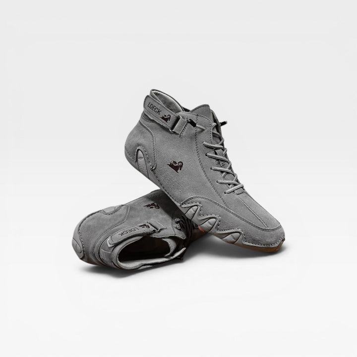 Darby | Bold Suede Mid-Top Lace-Up Trainers